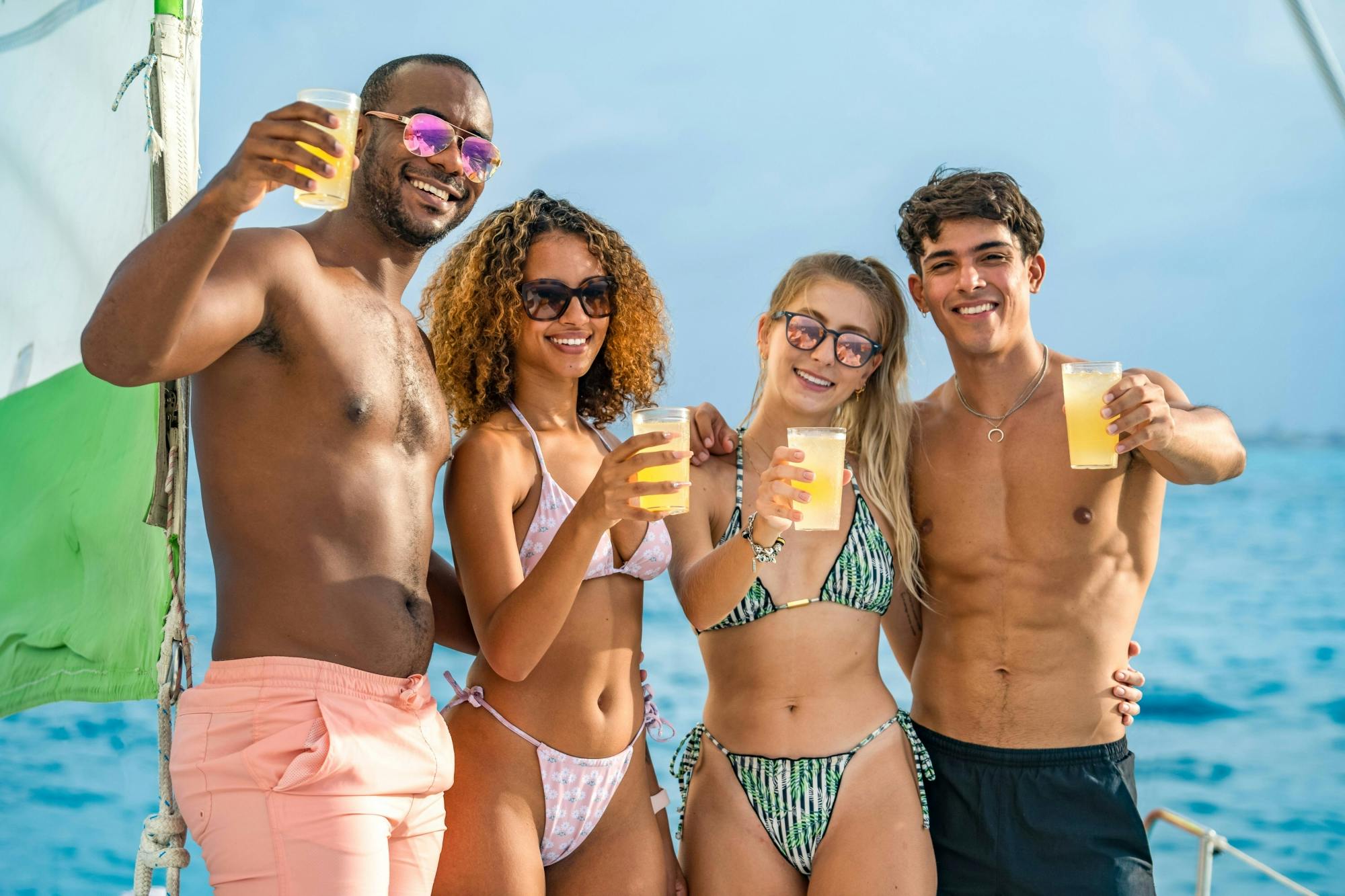 Isla Mujeres catamaran cruise experience