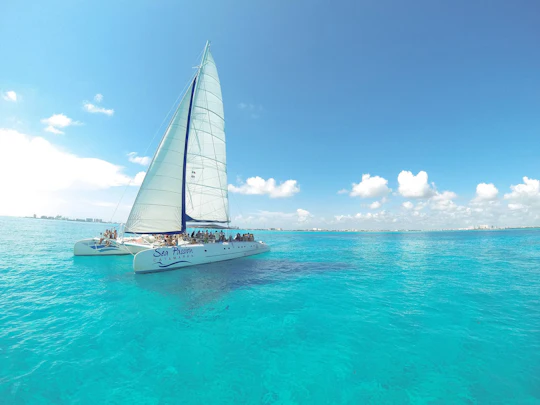 Isla Mujeres catamaran cruise experience