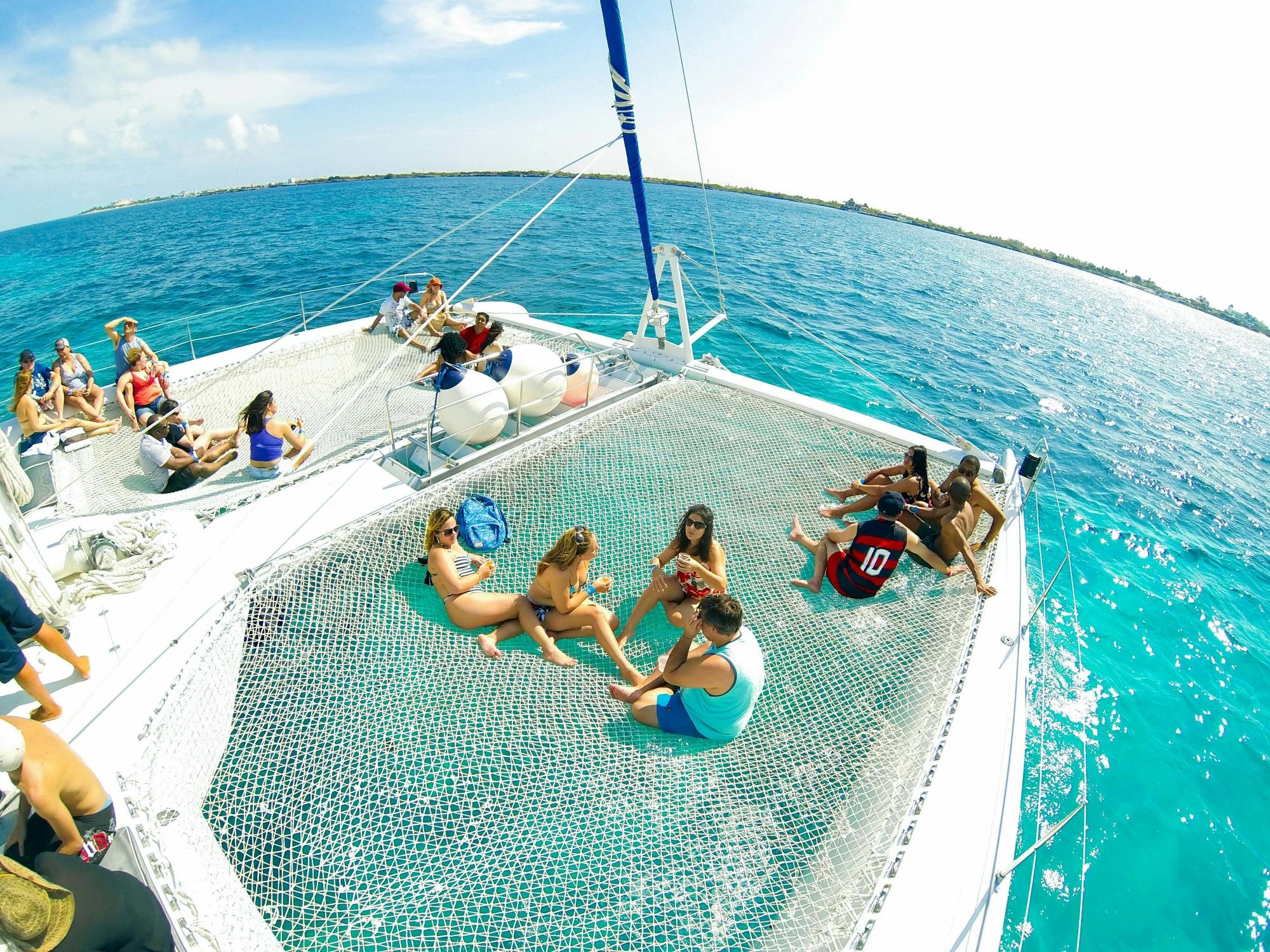 Isla Mujeres catamaran cruise experience