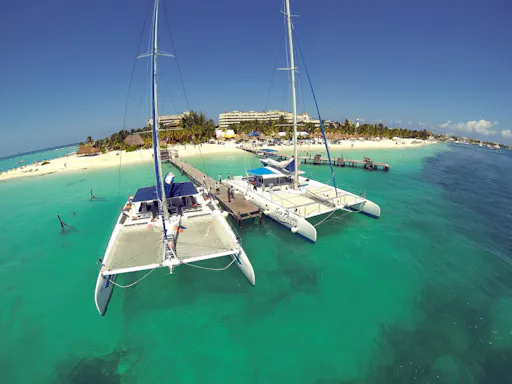 Isla Mujeres catamaran cruise experience