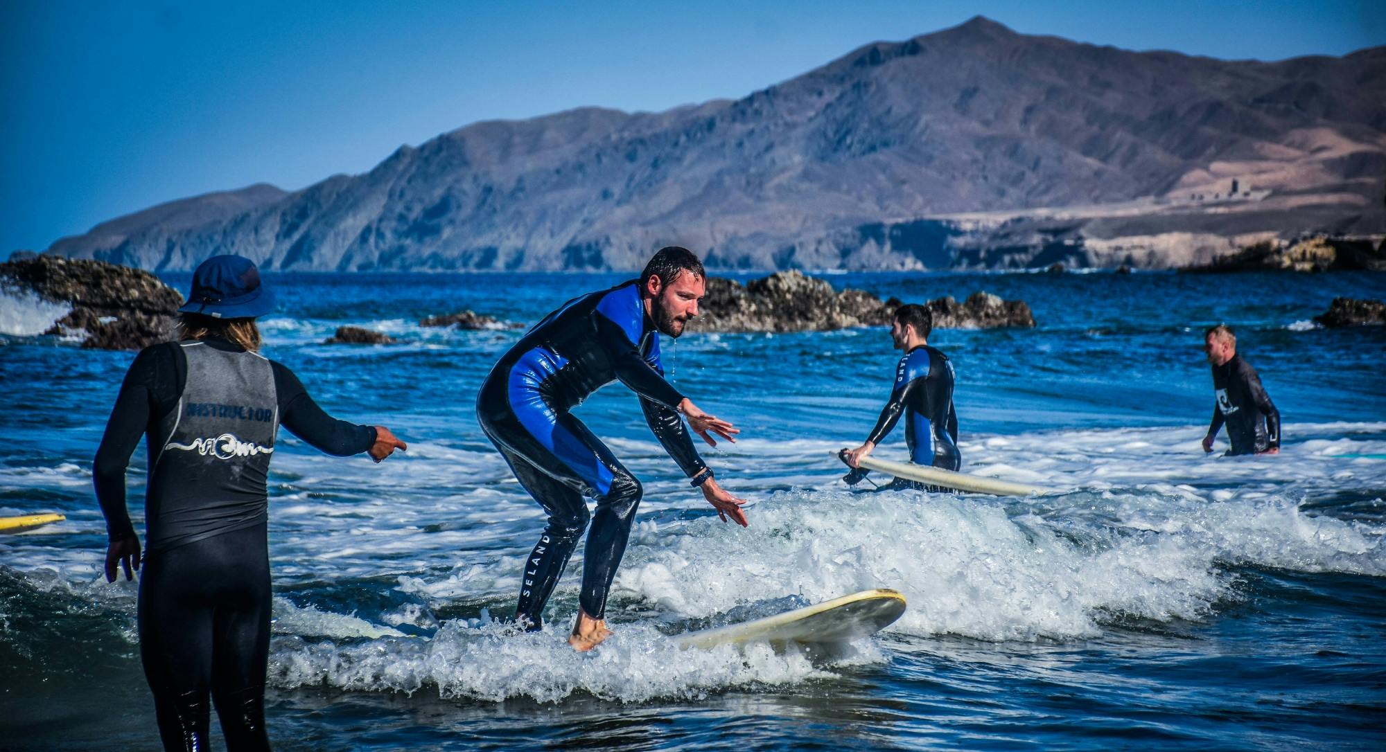 Surflessen in het zuiden van Fuerteventura met transfers