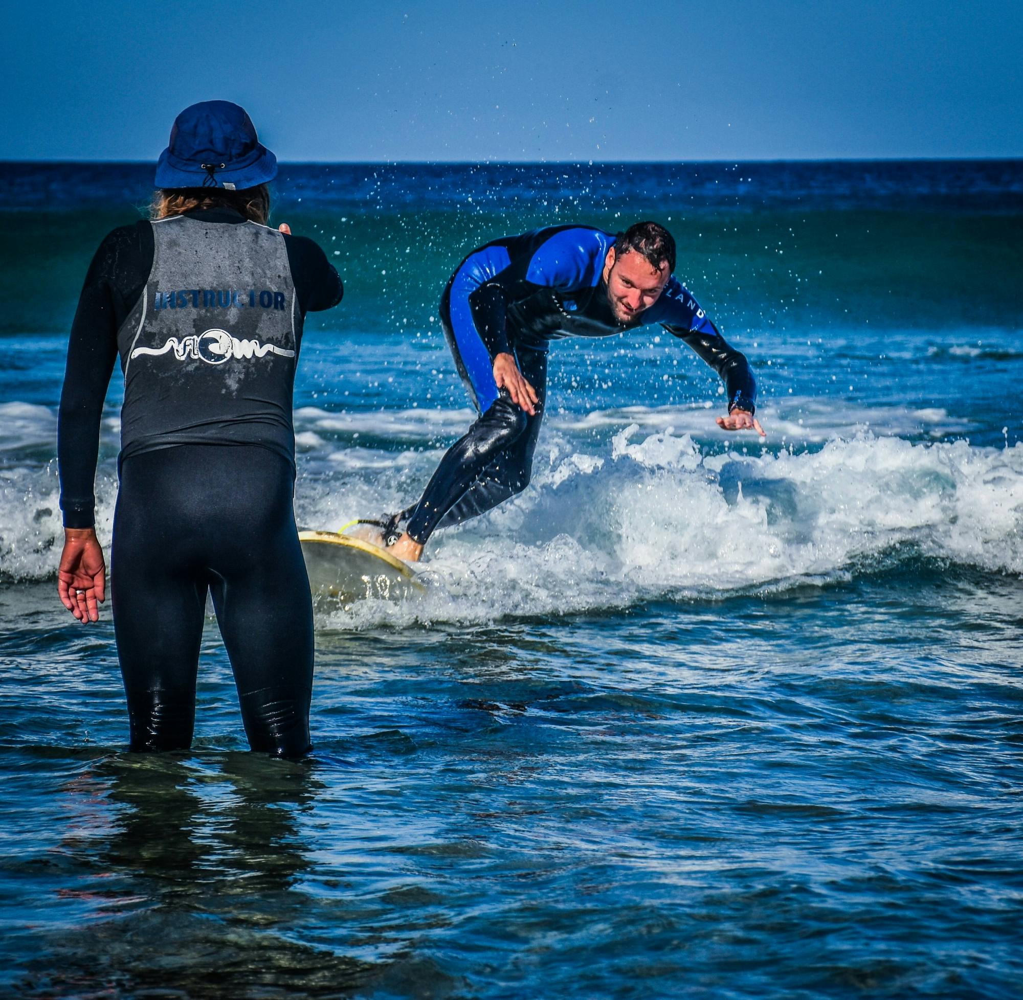 Southern Fuerteventura surfing lessons