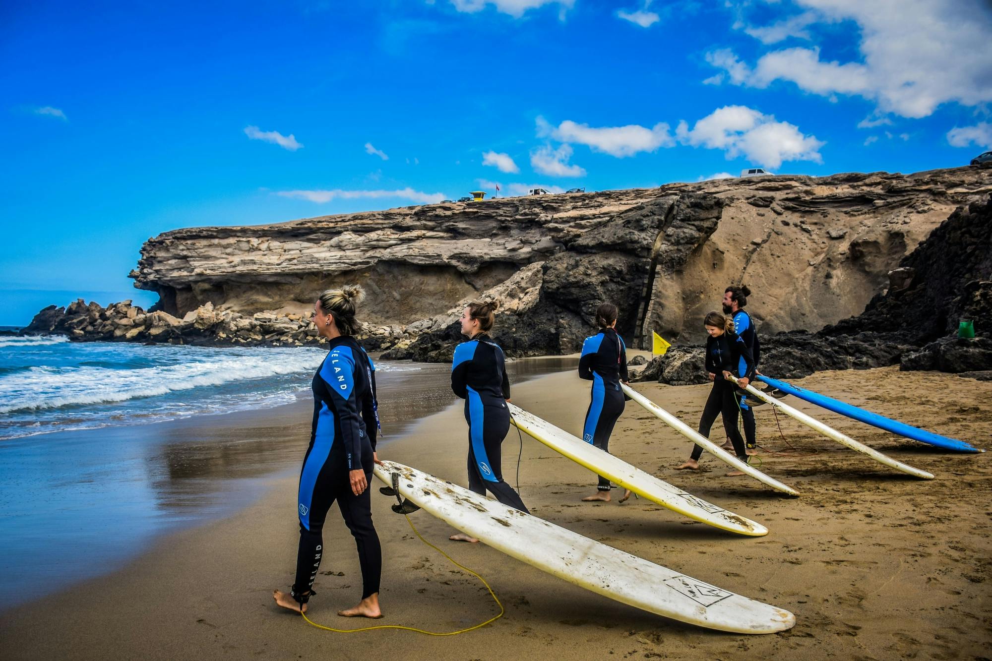 Southern Fuerteventura surfing lessons