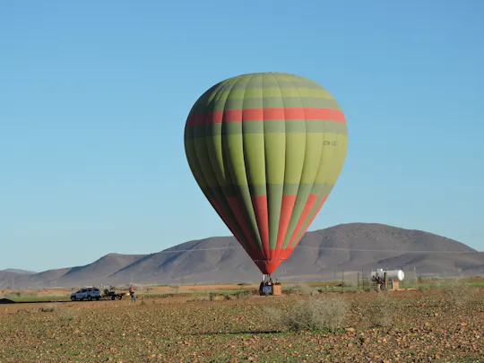 Sunrise hot air balloon ride with traditional Berber breakfast