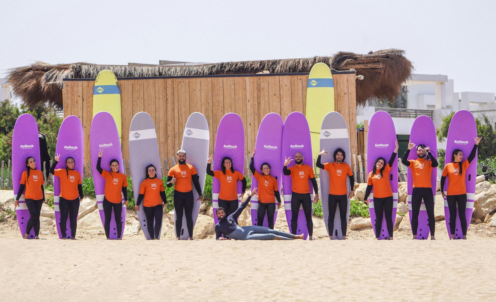 Surfing lesson in Agadir