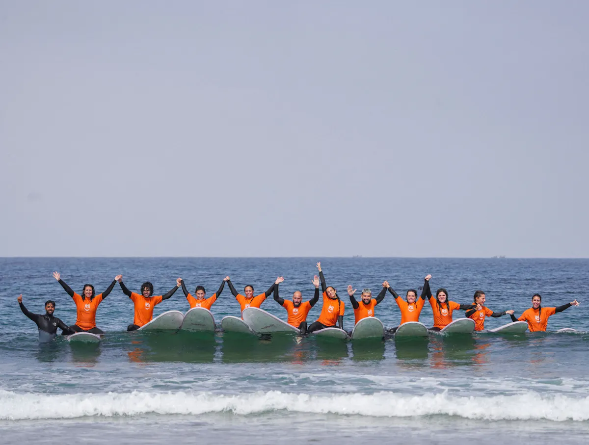 Surfing lesson in Agadir