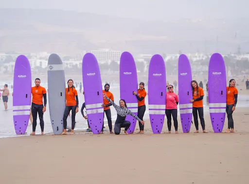 Surfing lesson in Agadir