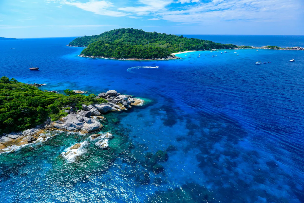 Full-day catamaran tour of Thailand’s Similan Islands