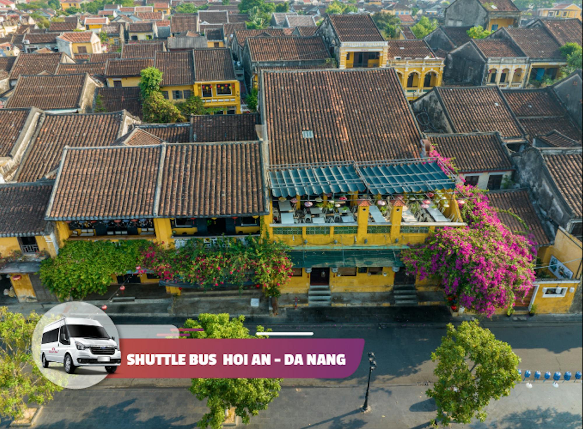 Shuttle Bus to Da Nang from Hoi An City