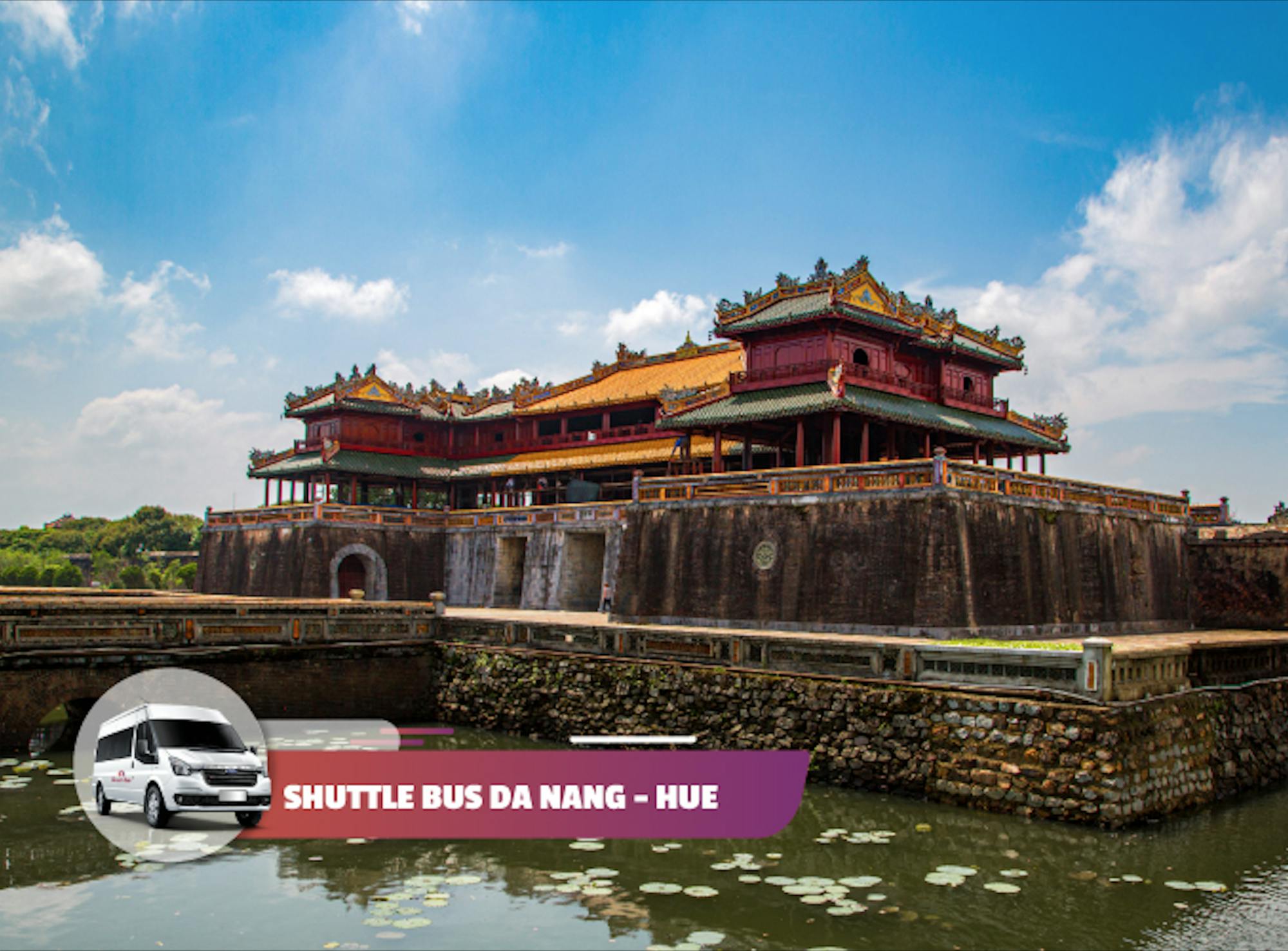 Shuttle Bus to Hue from Da Nang City