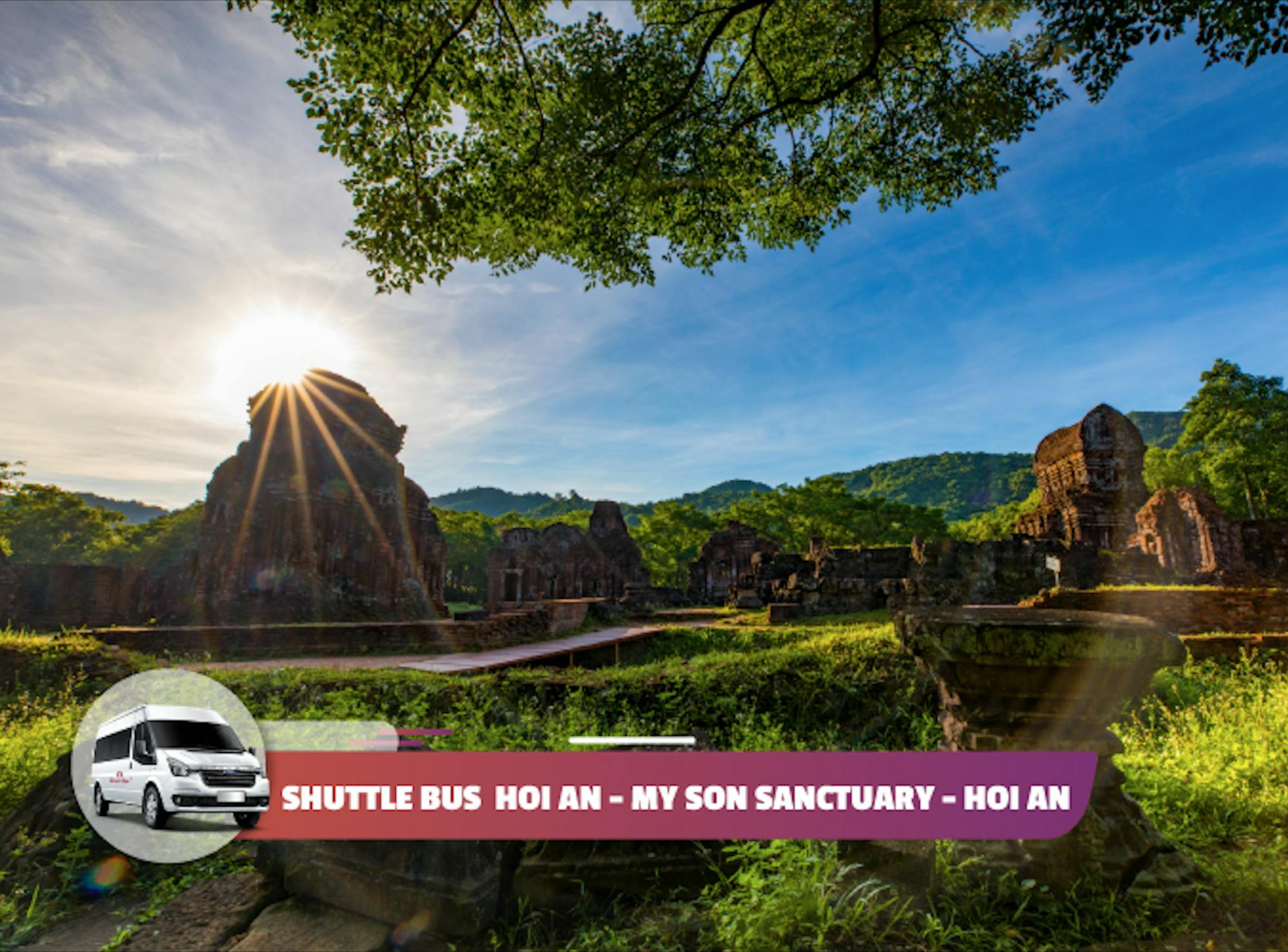 Roundtrip Shuttle Bus to My Son Sanctuary from Hoi An