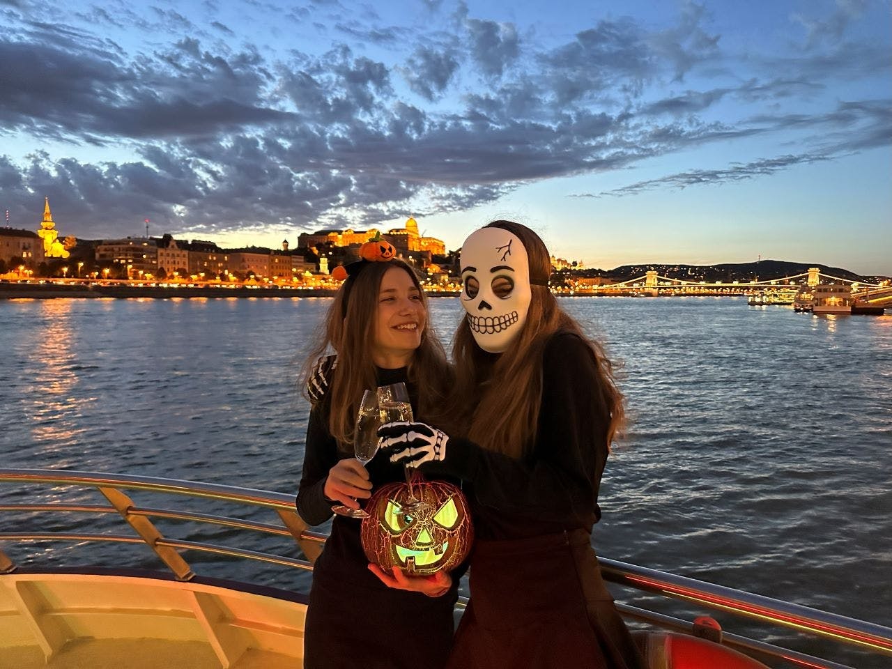 Halloween cruise in Budapest
