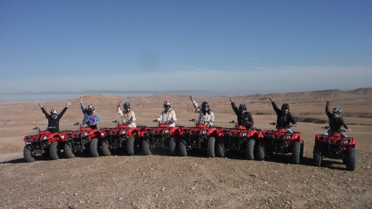 Agafay quad dagtour en kameeltocht met lunch