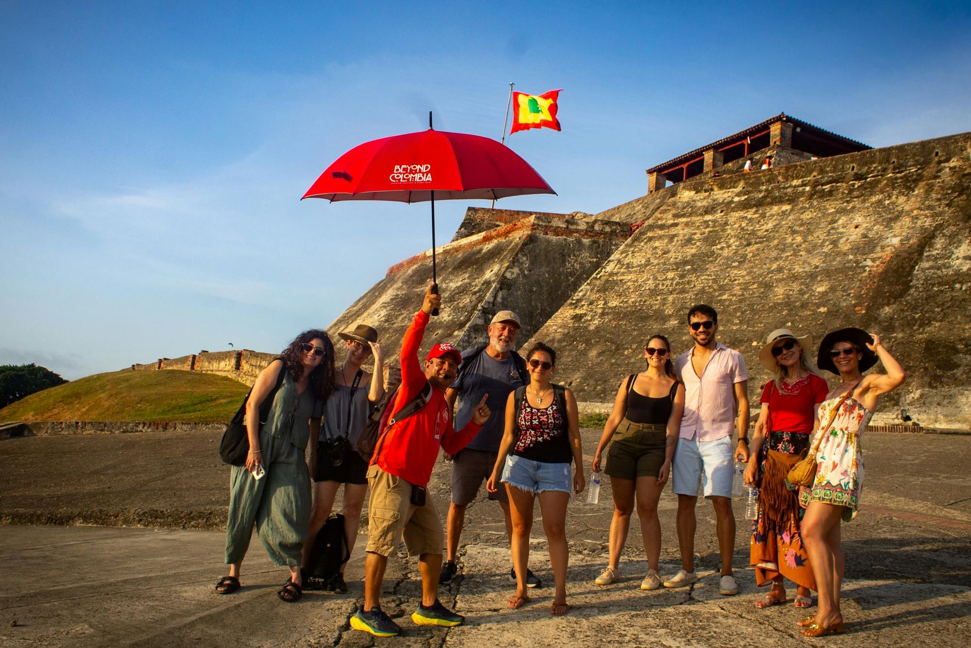 Cartagena San Felipe Castle walking tour with tunnels and city views
