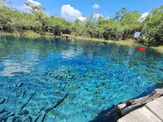 Blue Crater, Imox Lagoon and Poza Azul boat tour from Flores