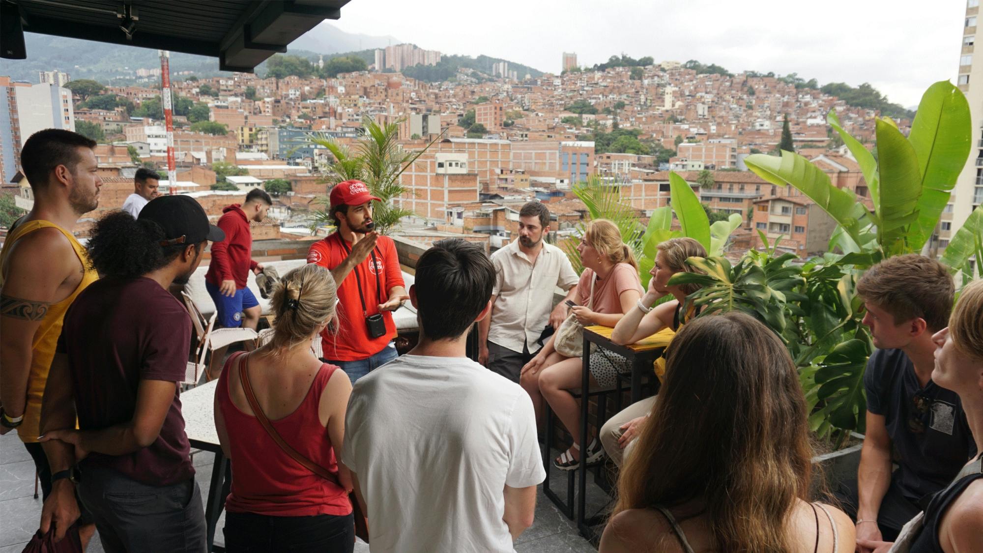 Medellín conflict guided walking tour