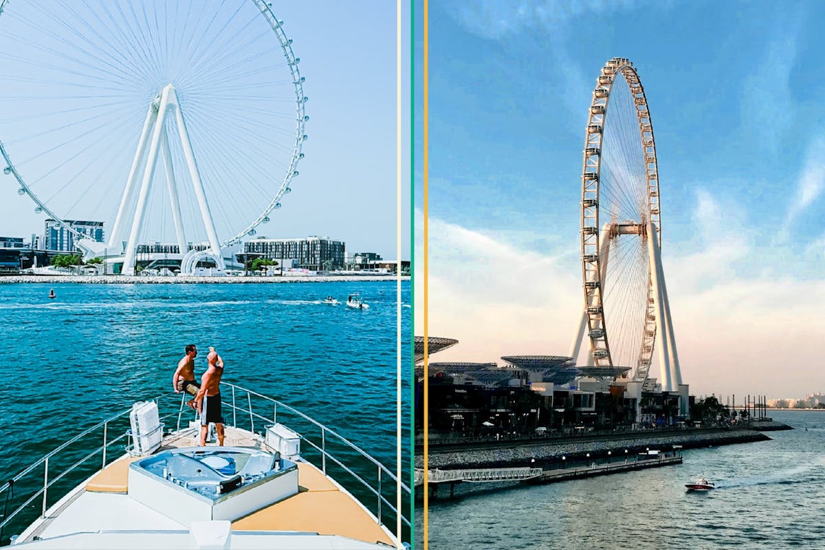 Ochtend jacht cruise met Ain Dubai tickets