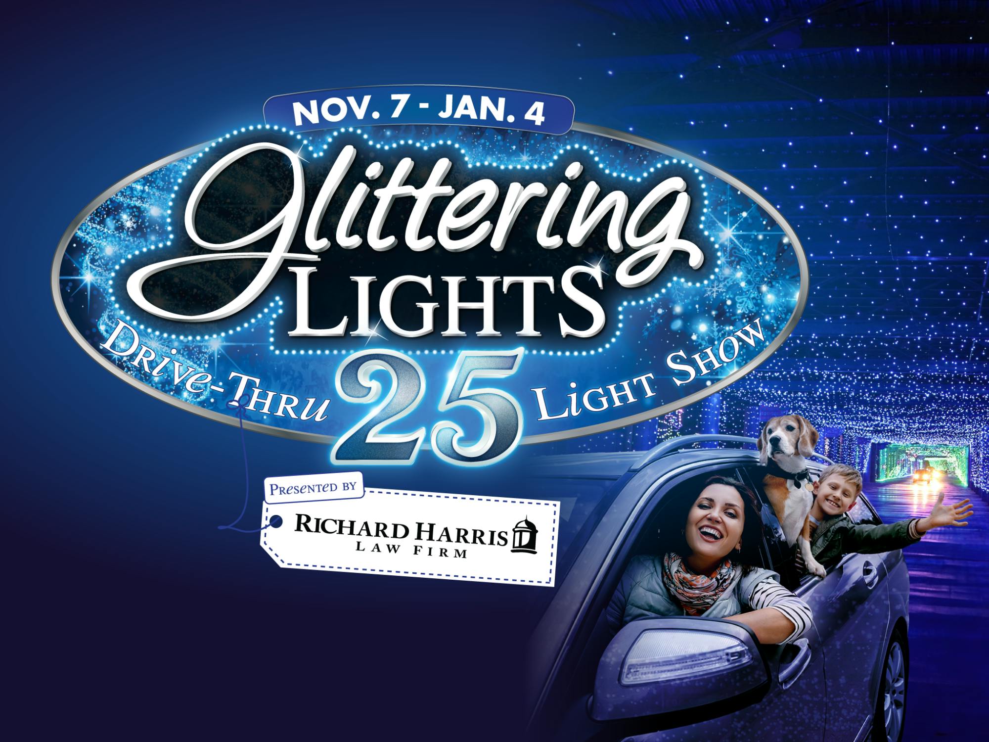 Glittering Lights Christmas Drive-Thru at the Las Vegas Motor Speedway