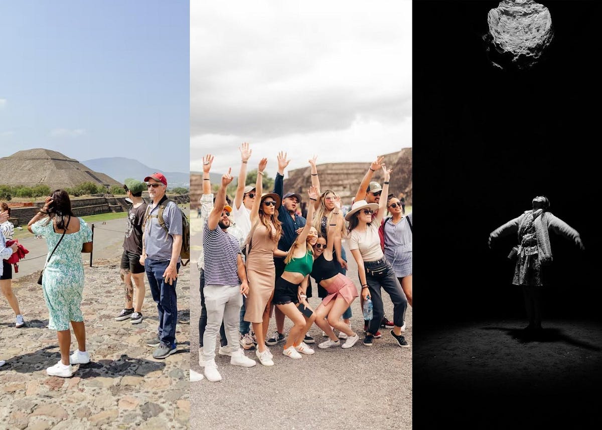 Esperienza a Teotihuacan con visita alle piramidi e alle grotte preispaniche