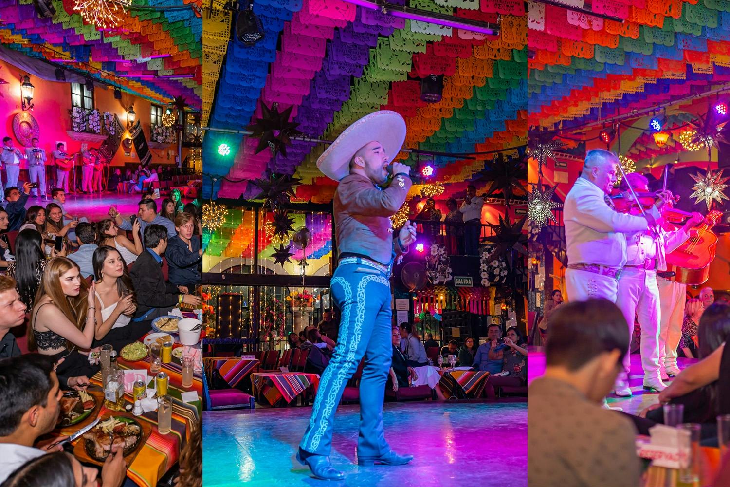 Mexico City night tour with taqueria visit and mariachi performance