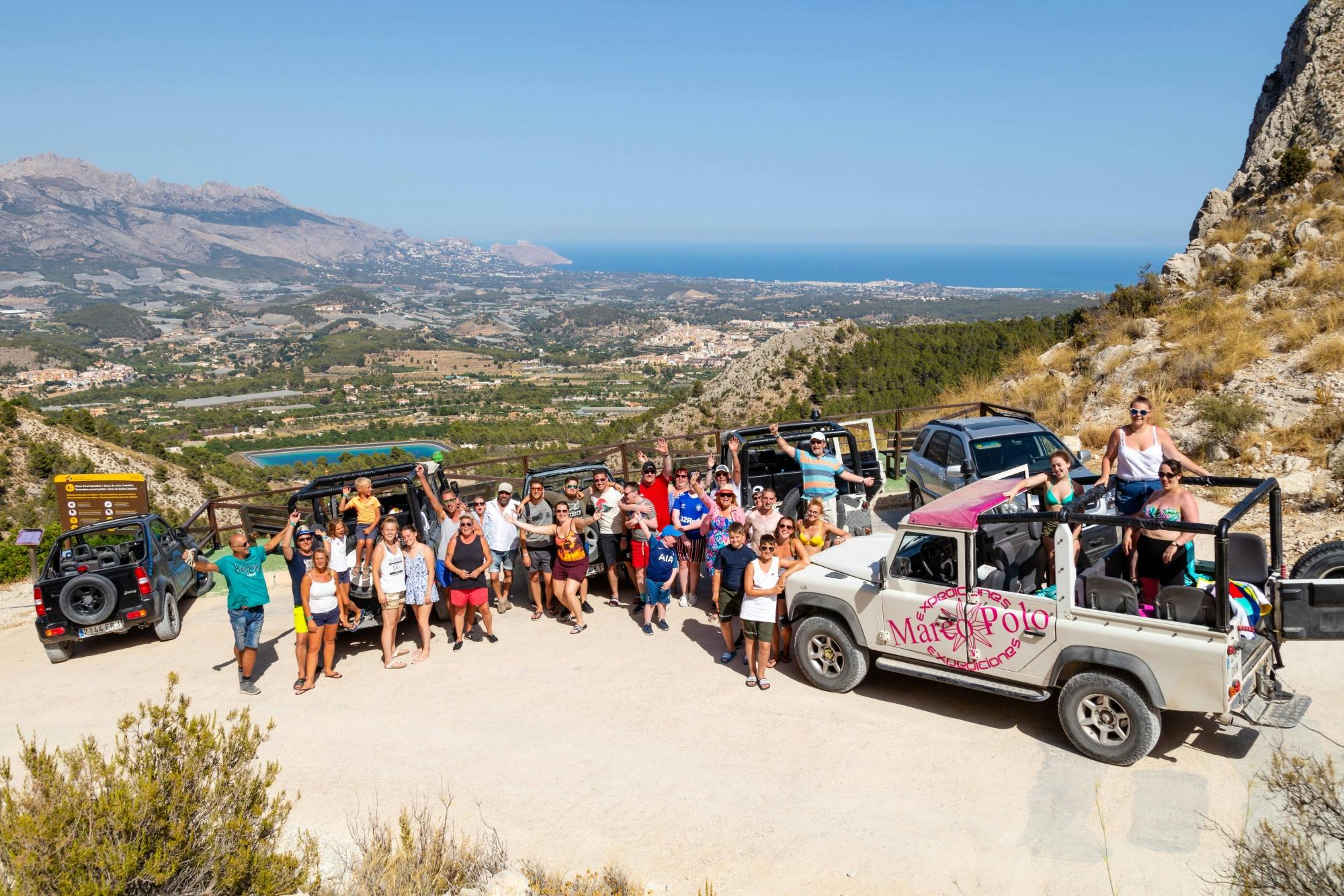 Half-day 4x4 tour of Guadalest and Altea