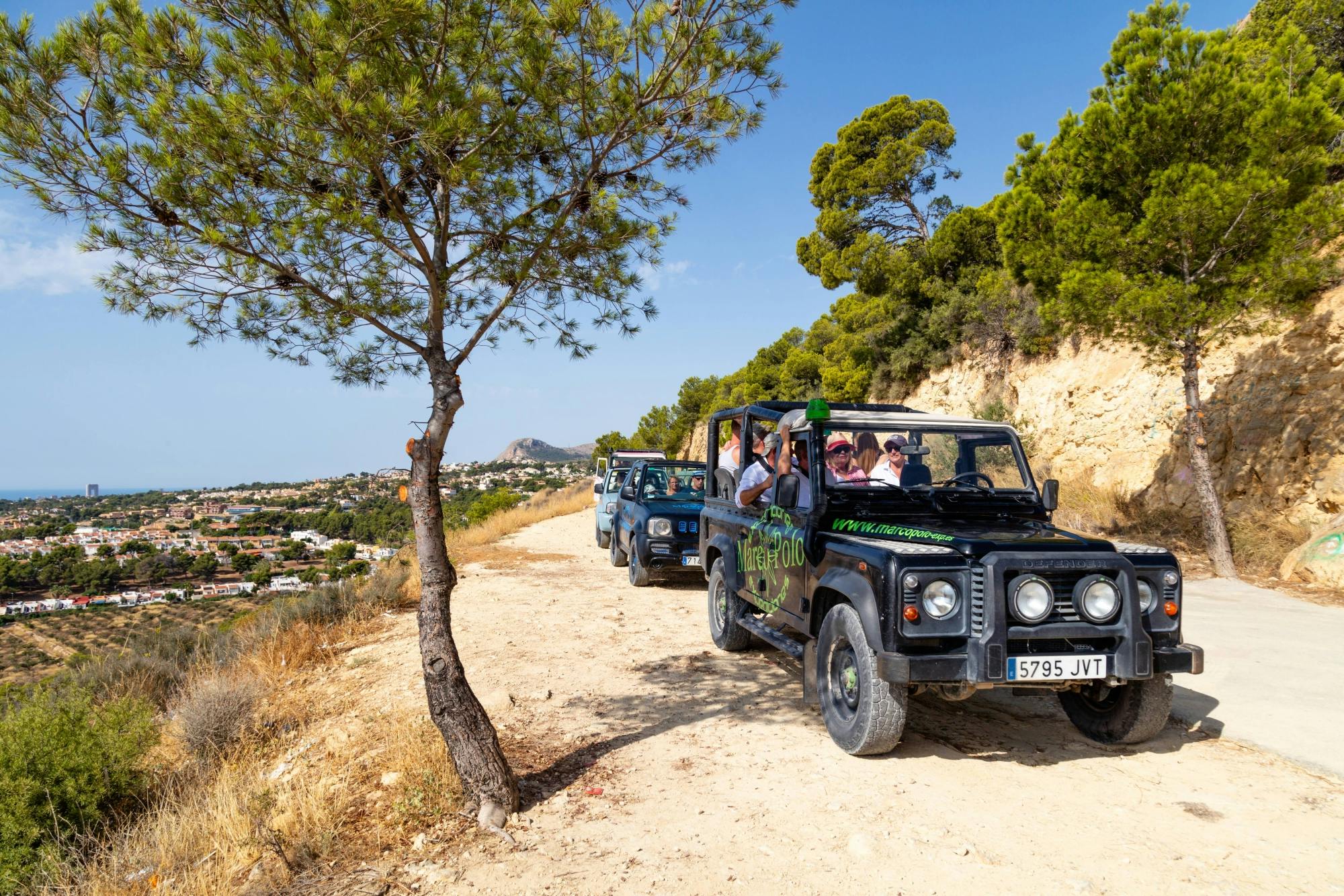 Half-day 4x4 tour of Guadalest and Altea