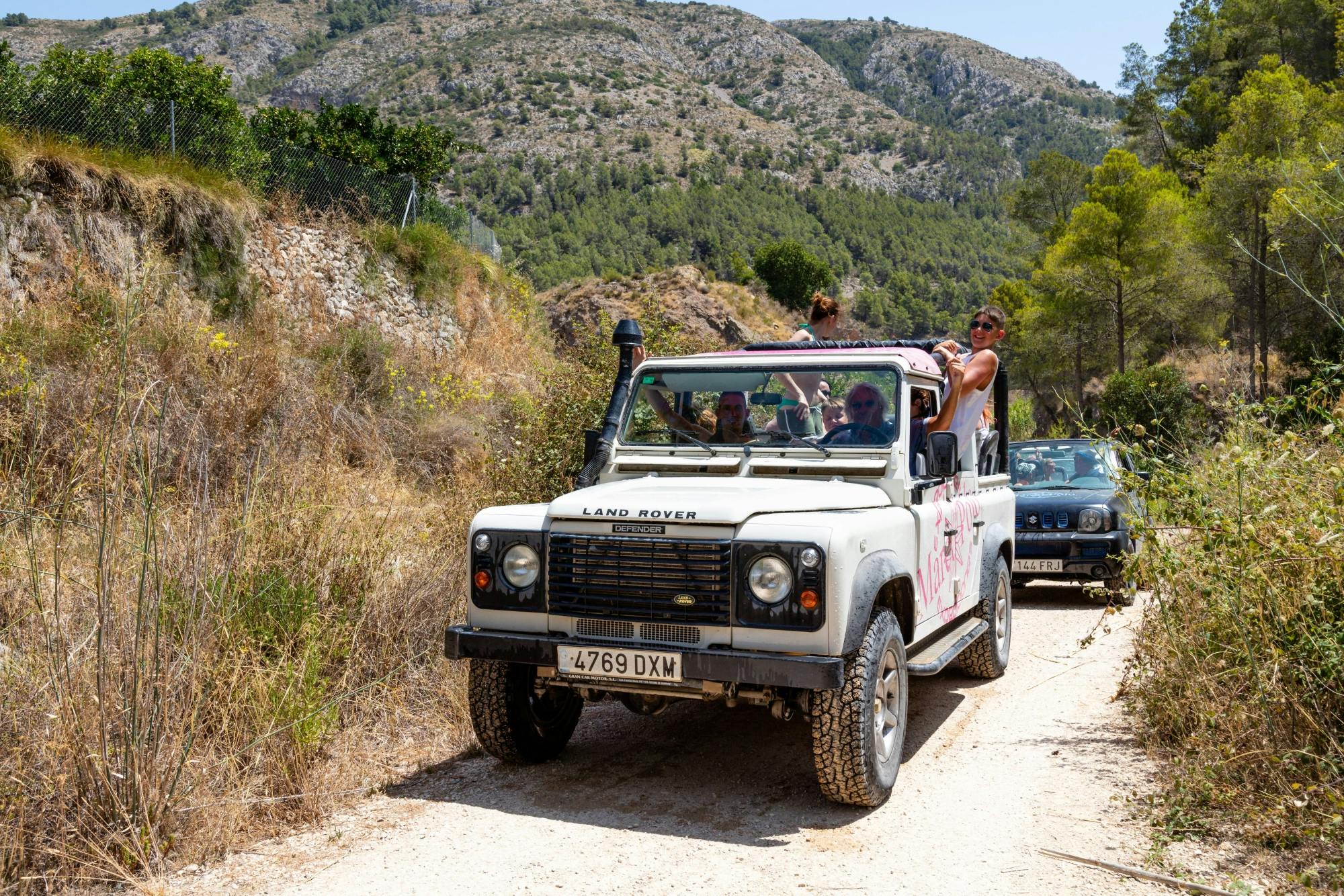 Half-day 4x4 tour of Guadalest and Altea