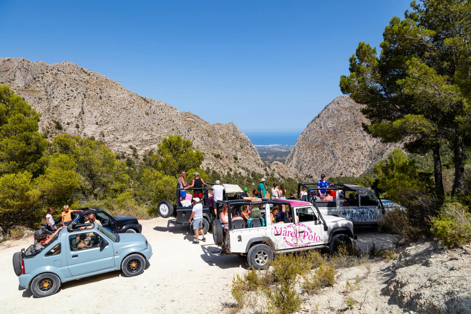 Half-day 4x4 tour of Guadalest and Altea