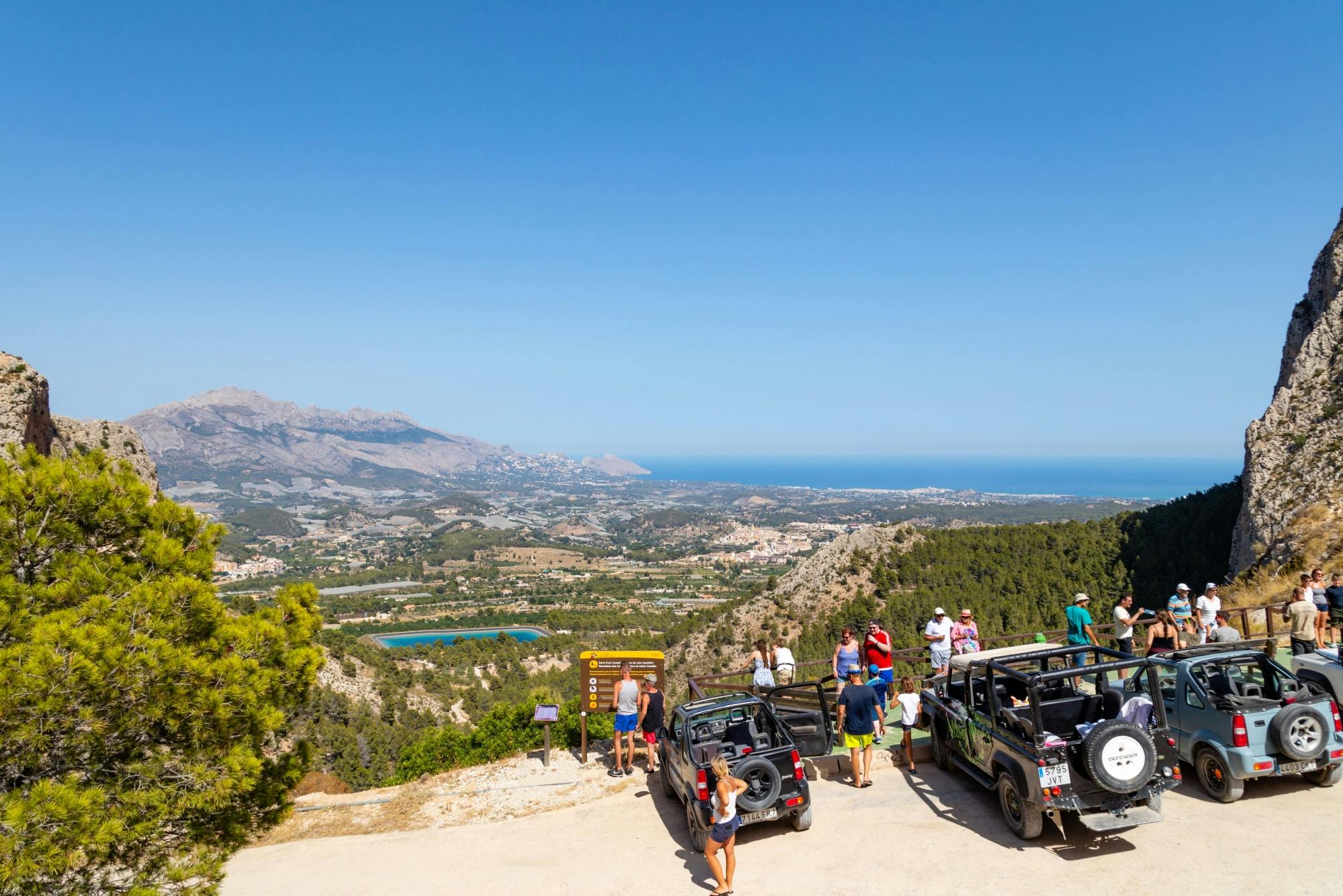 Half-day 4x4 tour of Guadalest and Altea