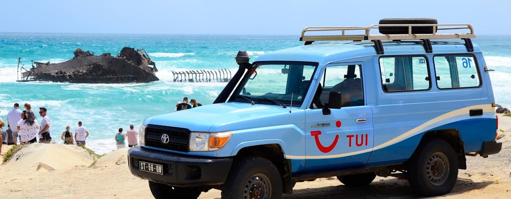 Tour dell'isola di Boa Vista di un'intera giornata in 4x4 con pranzo sulla spiaggia