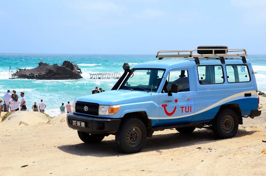 Tour dell'isola di Boa Vista di un'intera giornata in 4x4 con pranzo sulla spiaggia