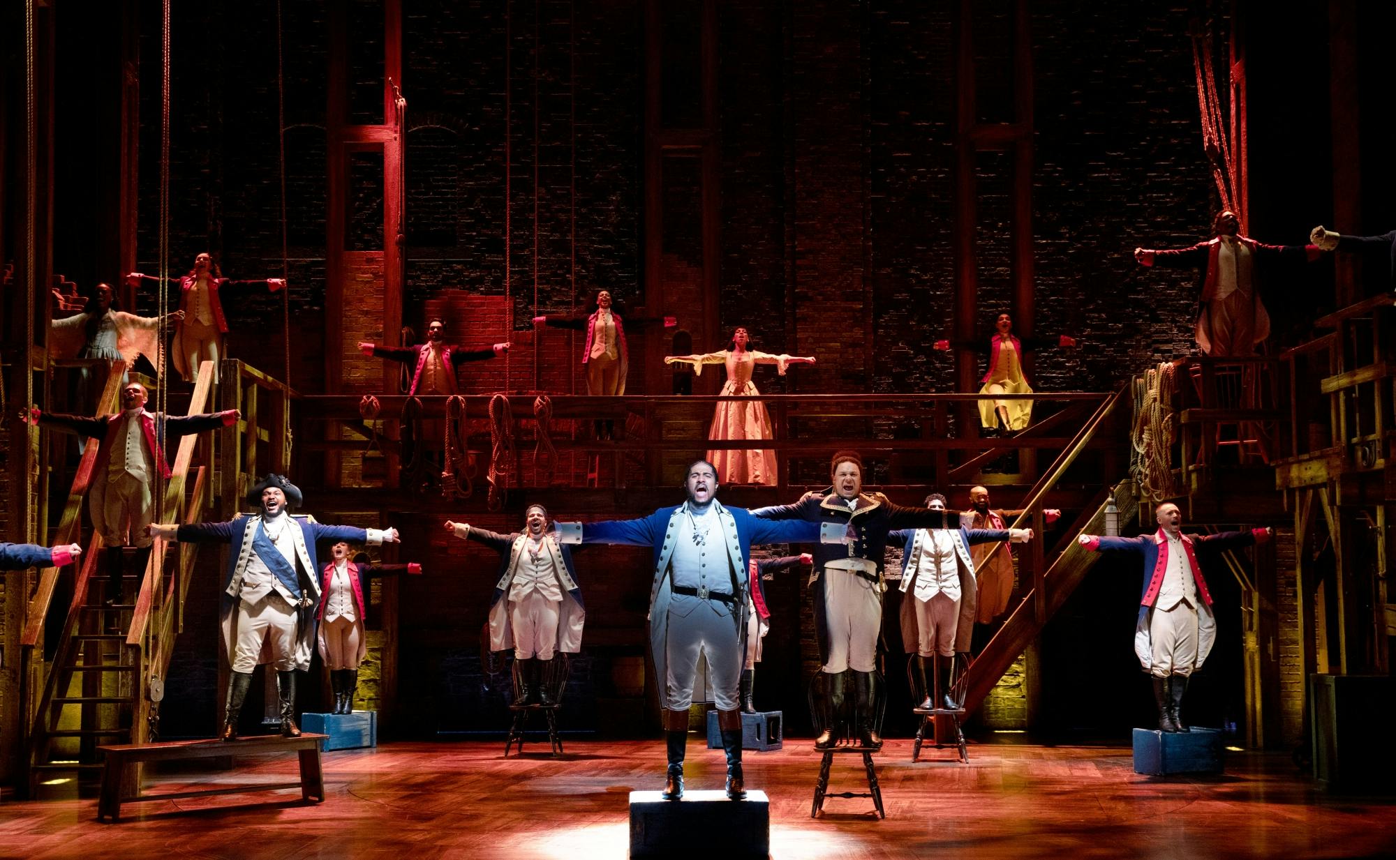 Hamilton, the musical experience at Victoria Palace Theatre