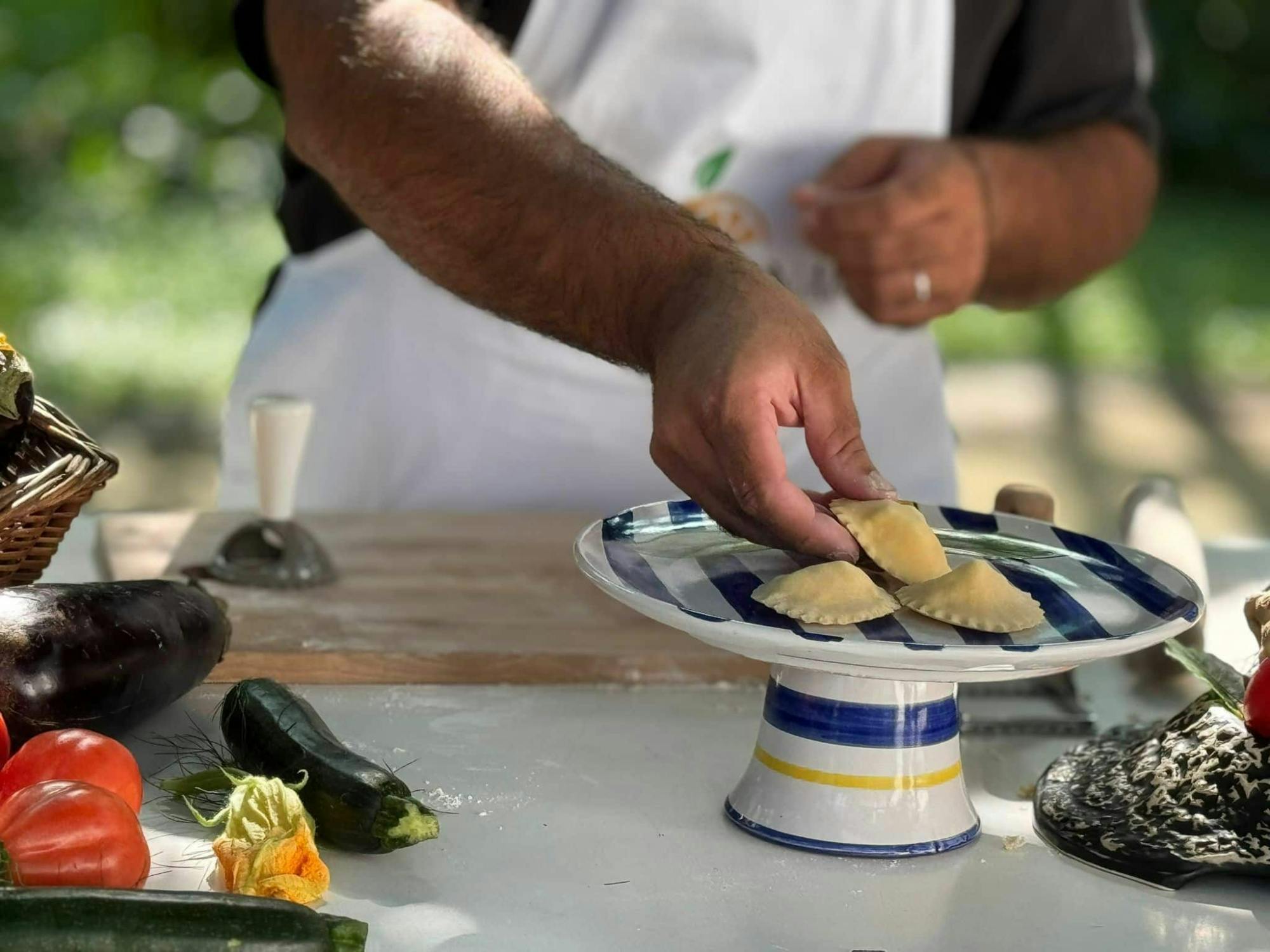 Traditional cooking class at La Limonaia in Sorrento