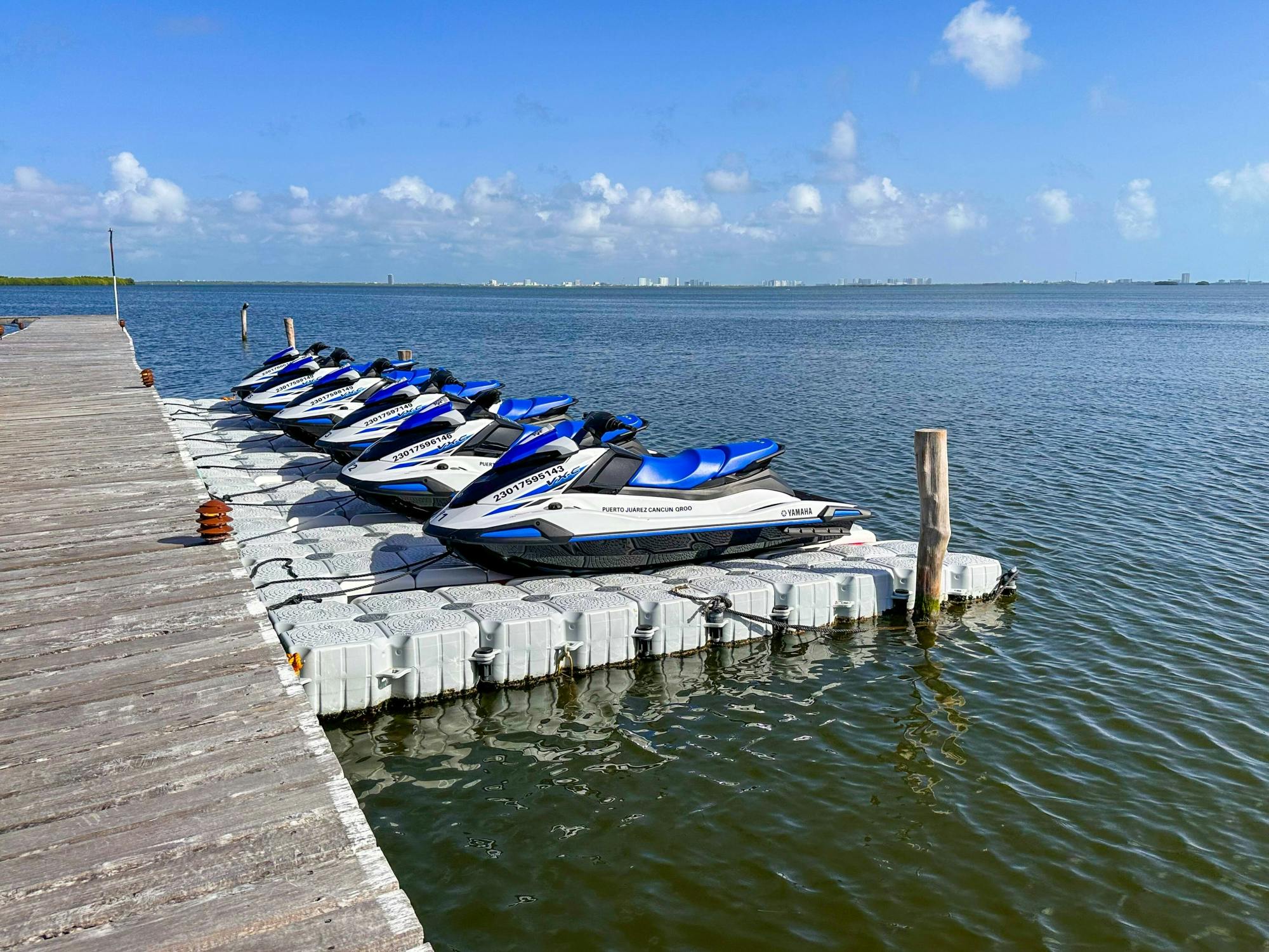 Wave runner adventure in Puerto Maya