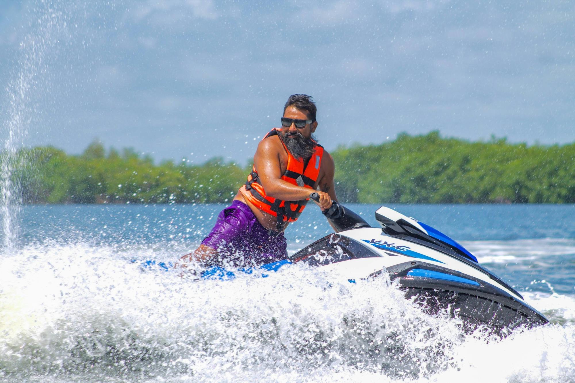Wave runner adventure in Puerto Maya