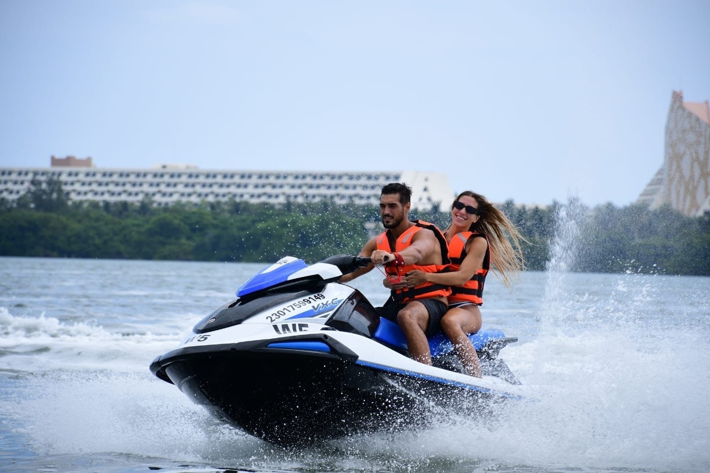 Wave runner adventure in Puerto Maya