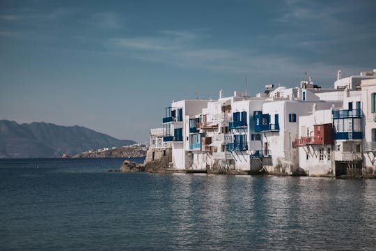 Mykonos Town walking tour and brewery visit with tasting