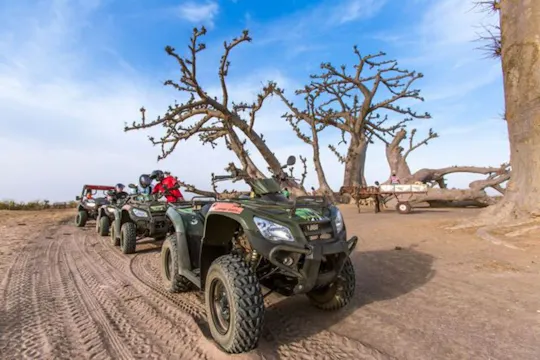 2-uur durende quadtour vanuit Saly