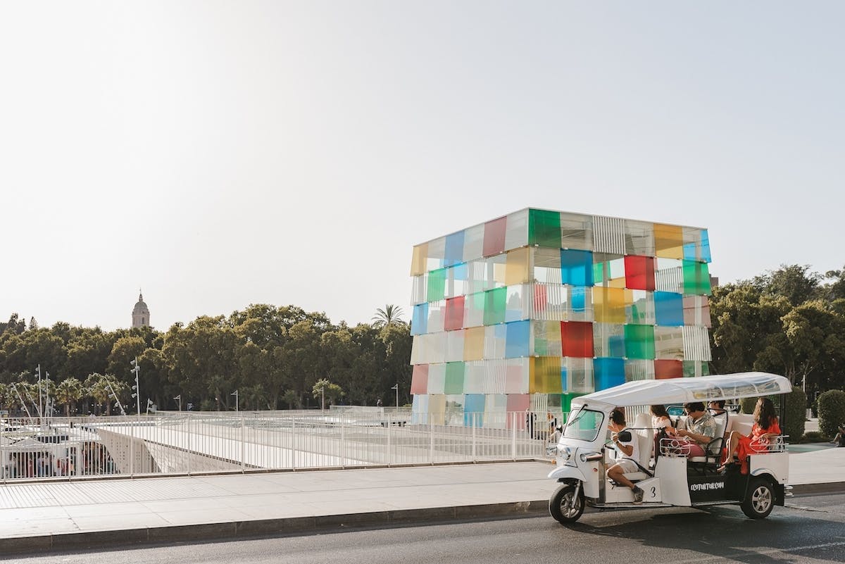 Málaga elektrische tuk tuk tour