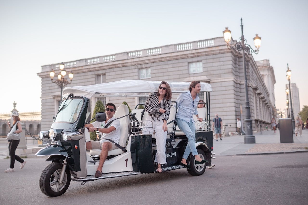 Visite complète de Madrid en tuk-tuk