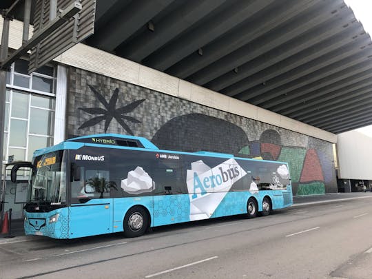 Barcelona-El Prat Aerobús shuttle service to and from the city centre