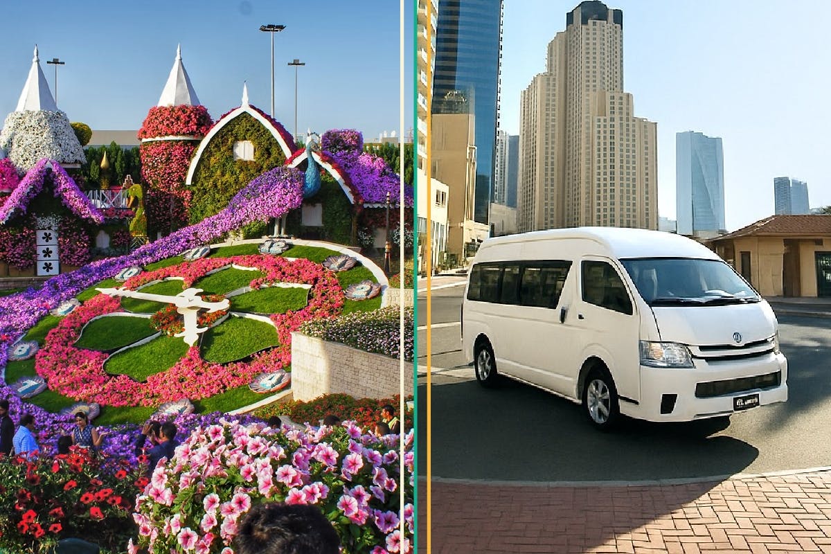 Miracle Garden tickets met hotel transfer