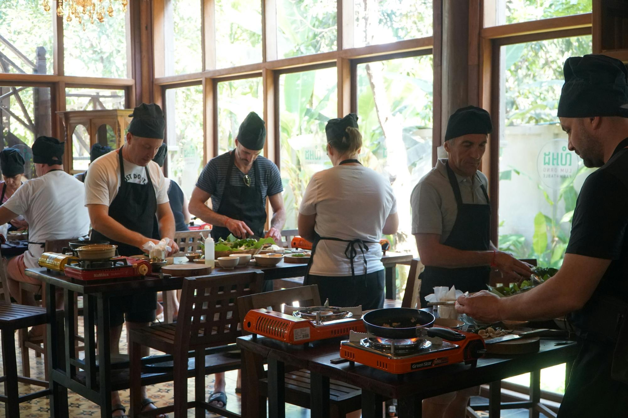 Cambodian cooking class half-day experience