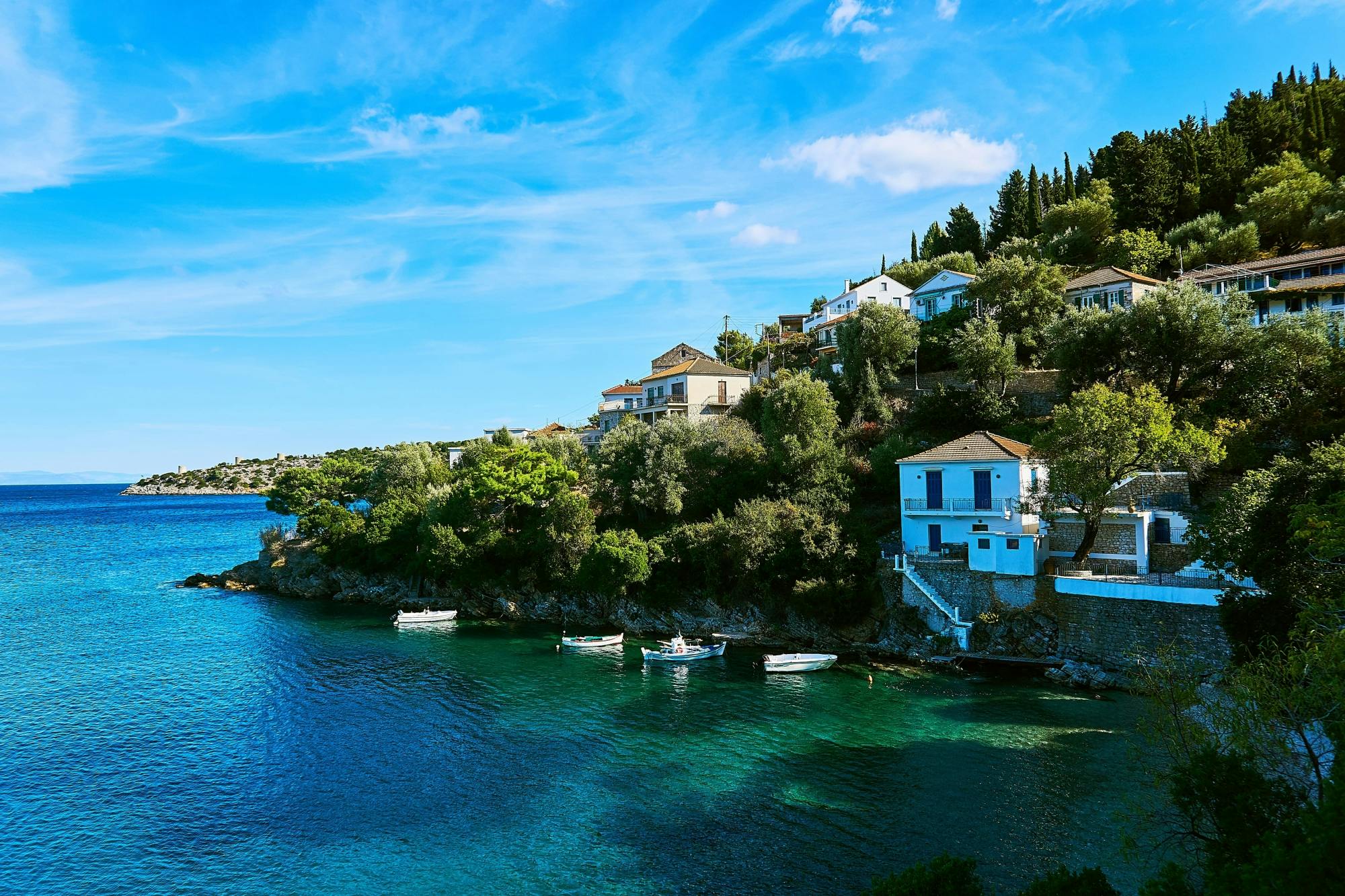 Wycieczka po wyspie Itaka z tradycyjnymi wioskami i rejsem łodzią