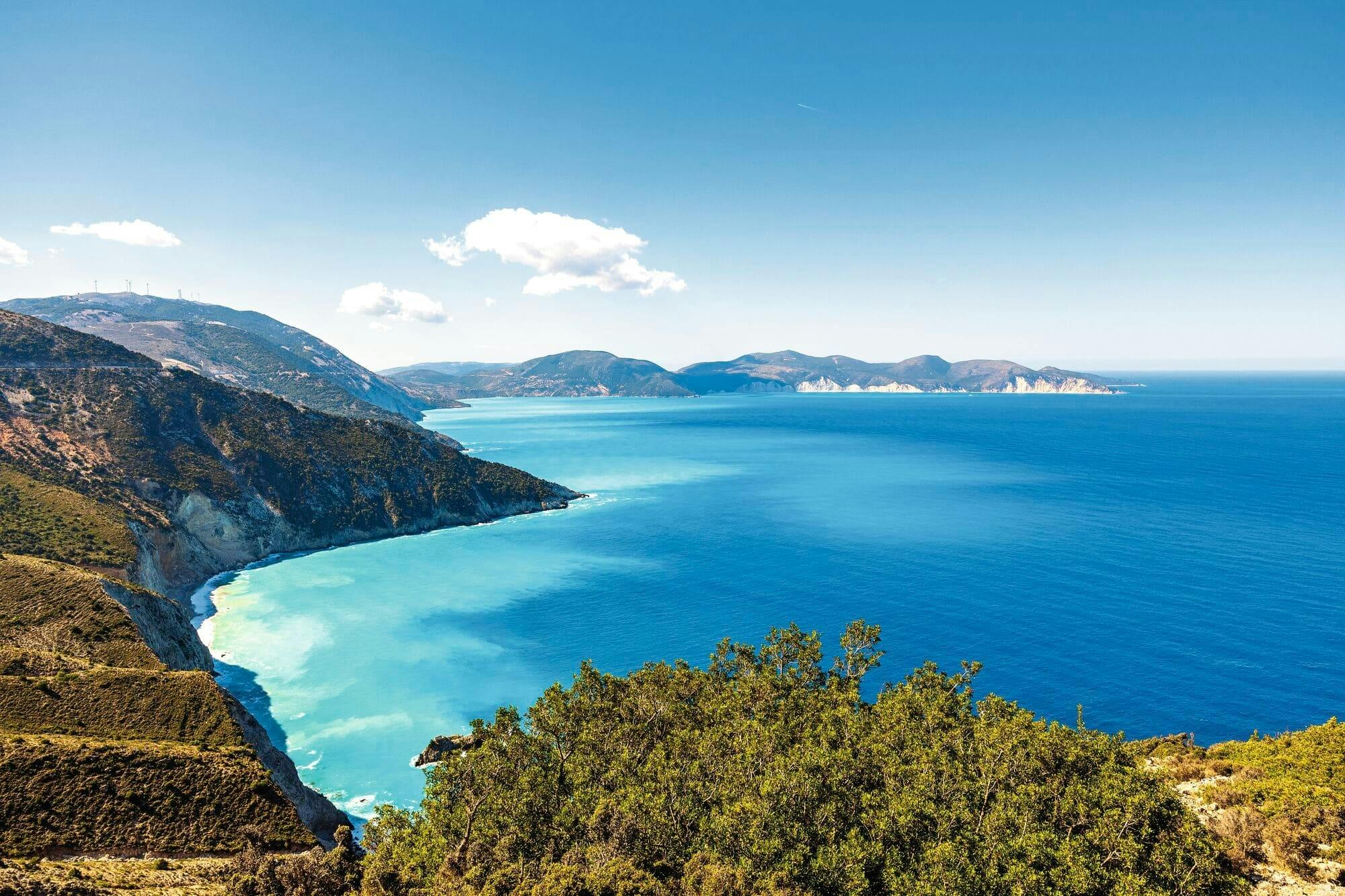 Wycieczka nad jezioro Melissani i na plażę Myrtos