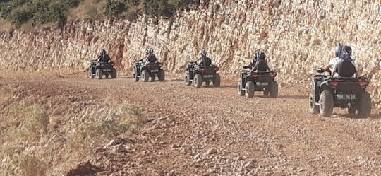 Visit to Bovilla Lake on a quad ride from Tirana