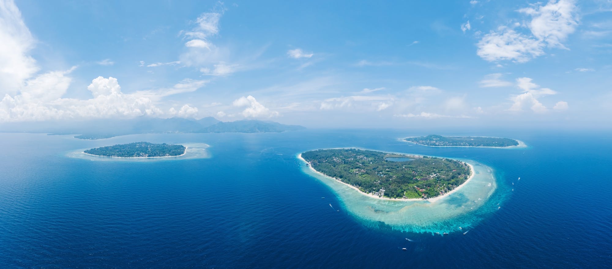 Southern Gili Islands hopping tour with snorkelling from Lombok