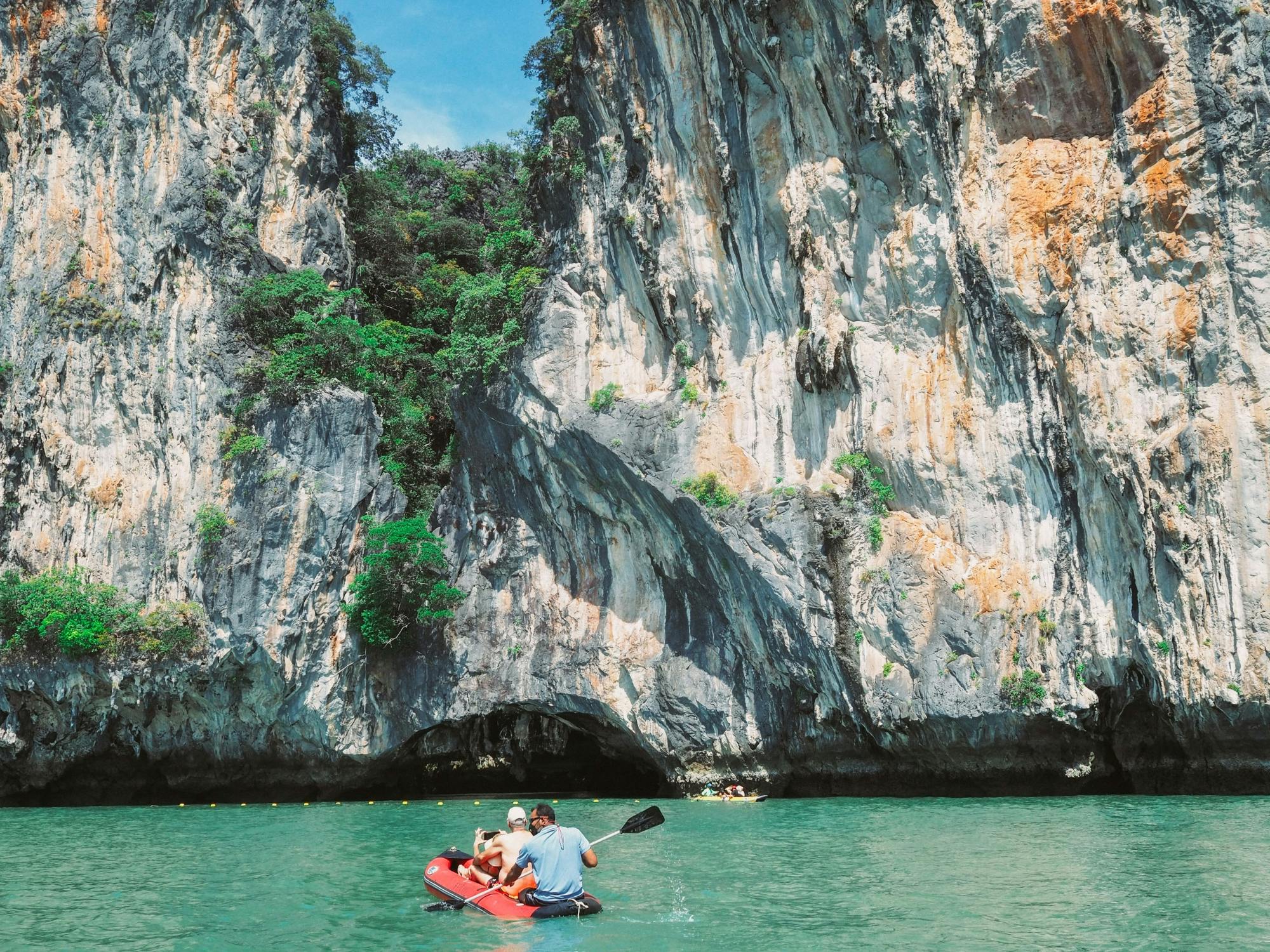 Full-day island-hopping tour with canoeing from Phuket