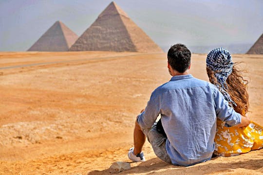 Novo Grande Museu, Gizé e Esfinge por estrada de Sharm El Sheikh