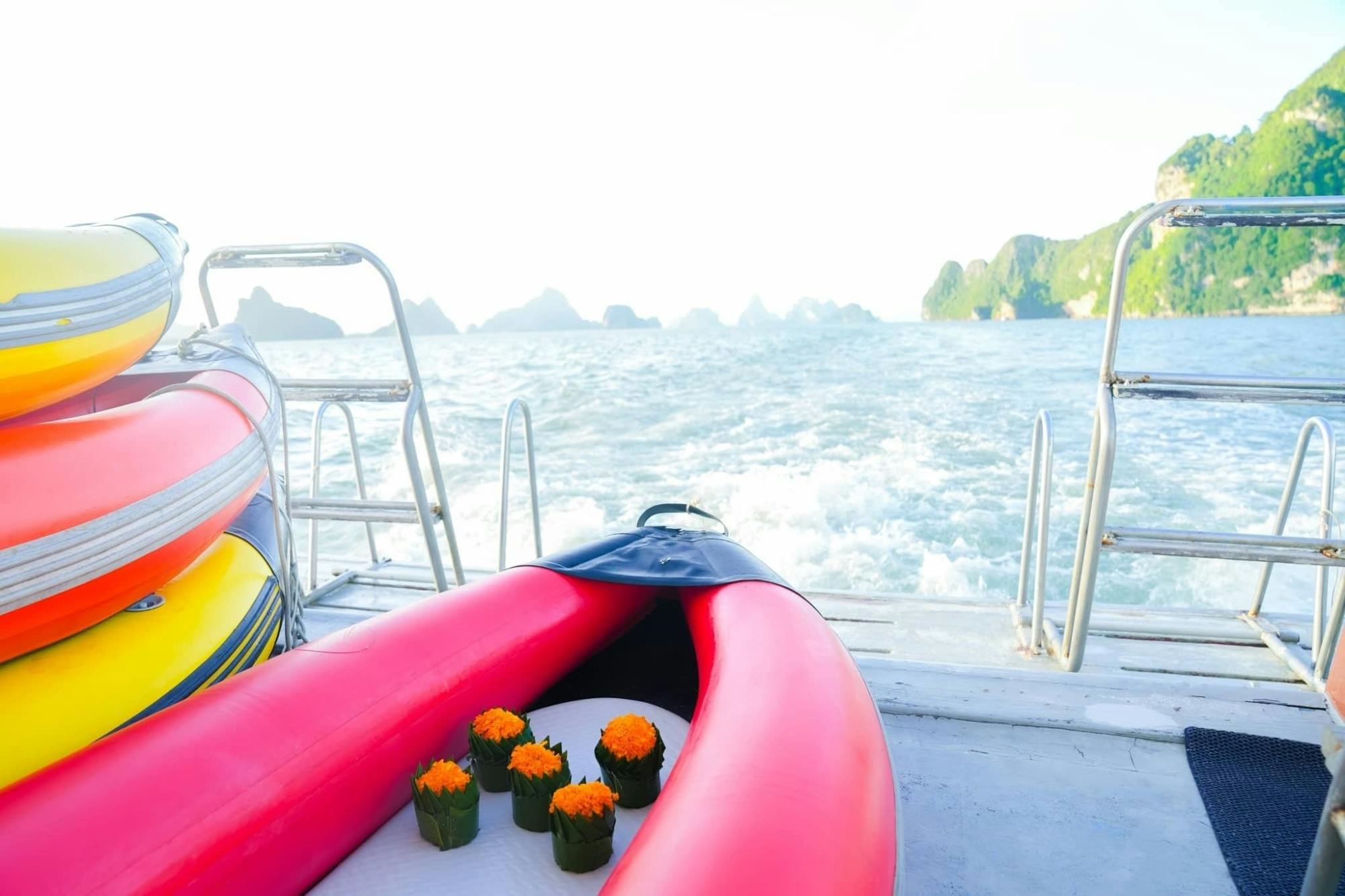 Sunset dinner cruise from Phuket with canoeing and lobster dinner